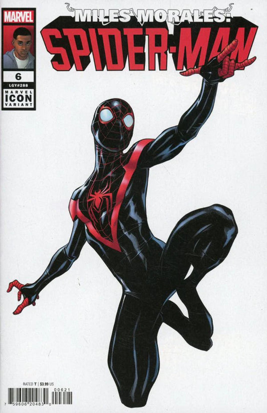 Miles Morales: Spider-Man 6 Stefano Caselli Marvel Icon Variant