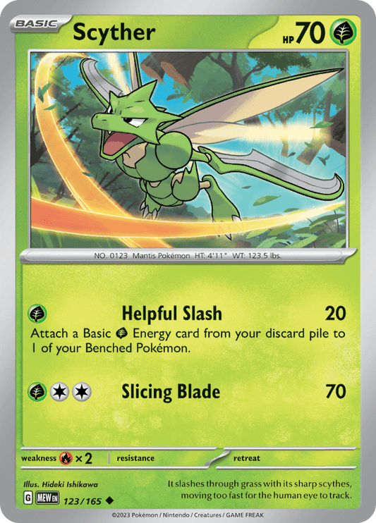 Scyther (123/165) [Scarlet & Violet: 151] - Inner Nerd