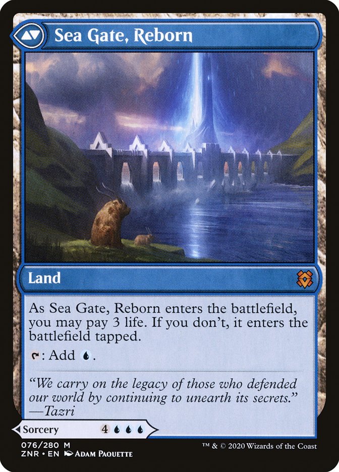 Sea Gate Restoration // Sea Gate, Reborn [Zendikar Rising] - Inner Nerd