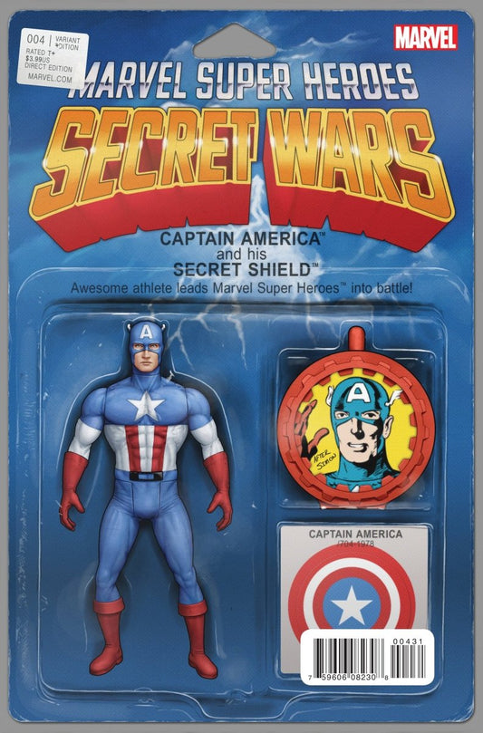 Secret Wars #4 (Of 8) Christopher Action Figure Variant - Inner Nerd