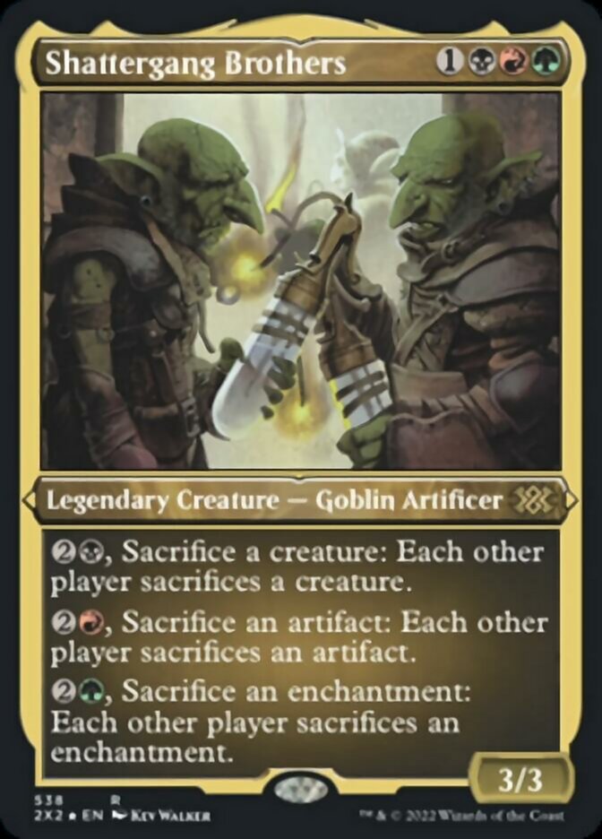 Shattergang Brothers (Foil Etched) [Double Masters 2022] - Inner Nerd