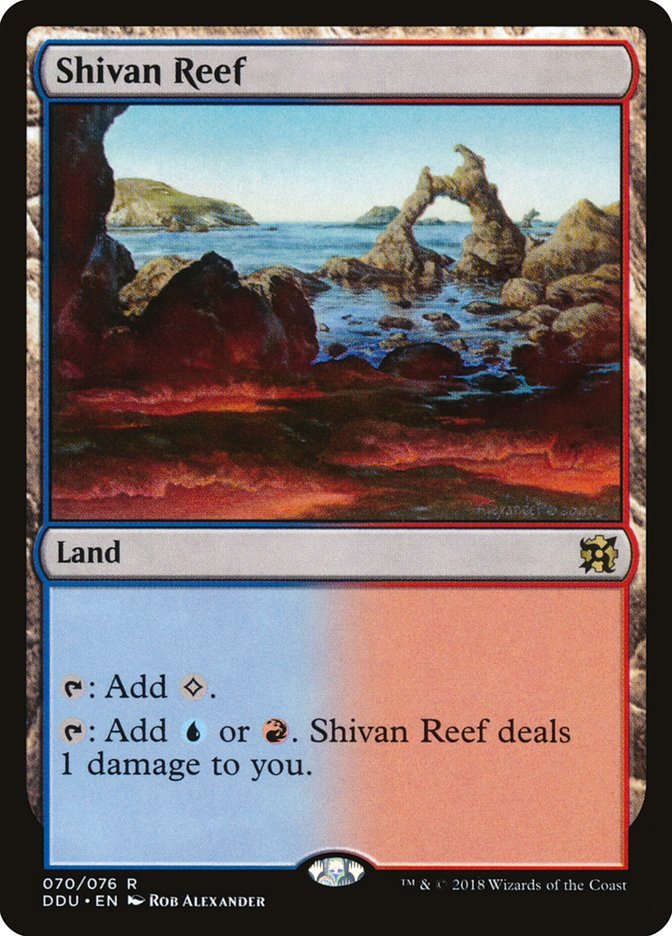 Shivan Reef [Duel Decks: Elves vs. Inventors] - Inner Nerd