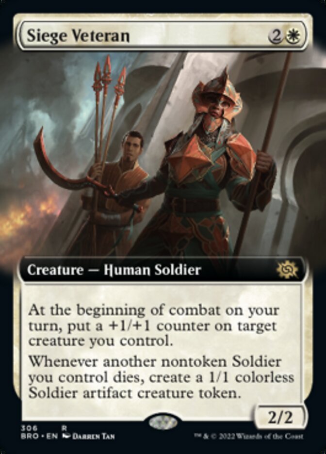 Siege Veteran (Extended Art) [The Brothers' War] - Inner Nerd