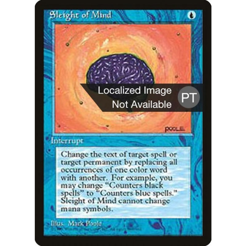 Sleight Of Mind [Fourth Edition (Foreign Black Border)] Mtg Single