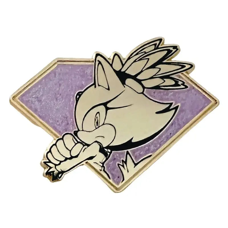 Sonic The Hedgehog- Golden Blaze Cat Emerald Enamel Pin