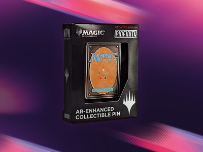 Magic the Gathering Card Back AR-Enhanced Collectible Pin
