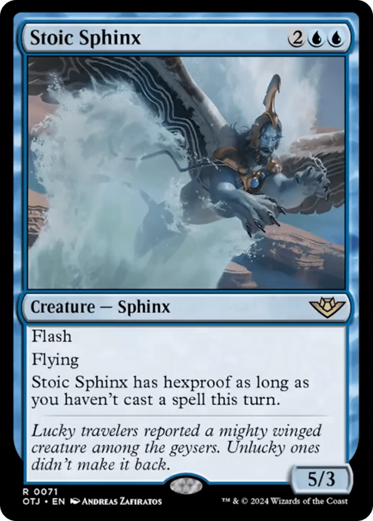 Stoic Sphinx [Outlaws of Thunder Junction] - Inner Nerd