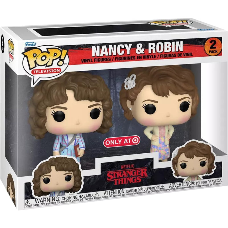 Stranger Things (2 Pack): Nancy & Robin Pop! Vinyl Figures [Target] Figure