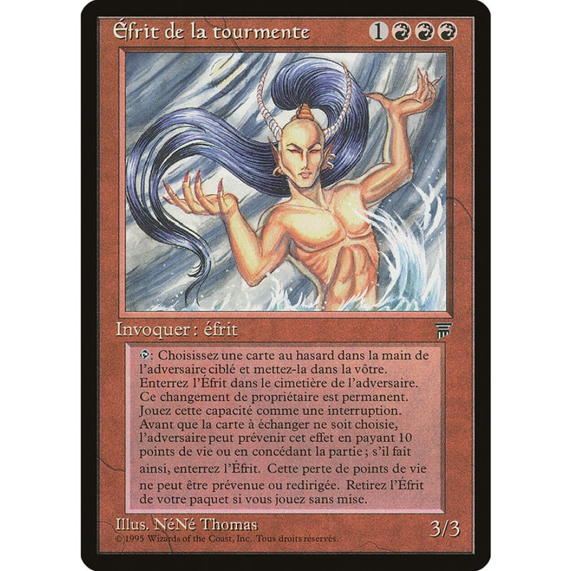 Tempest Efreet (French) - Efrit De La Tourmente [Renaissance] Mtg Single