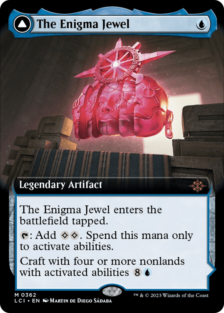 The Enigma Jewel // Locus of Enlightenment (Extended Art) [The Lost Caverns of Ixalan] - Inner Nerd