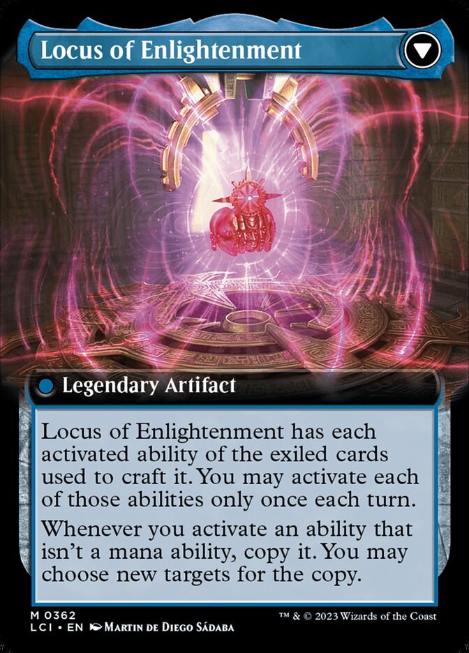 The Enigma Jewel // Locus of Enlightenment (Extended Art) [The Lost Caverns of Ixalan] - Inner Nerd