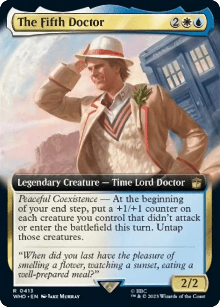 The Fifth Doctor (Extended Art) [Doctor Who] - Inner Nerd