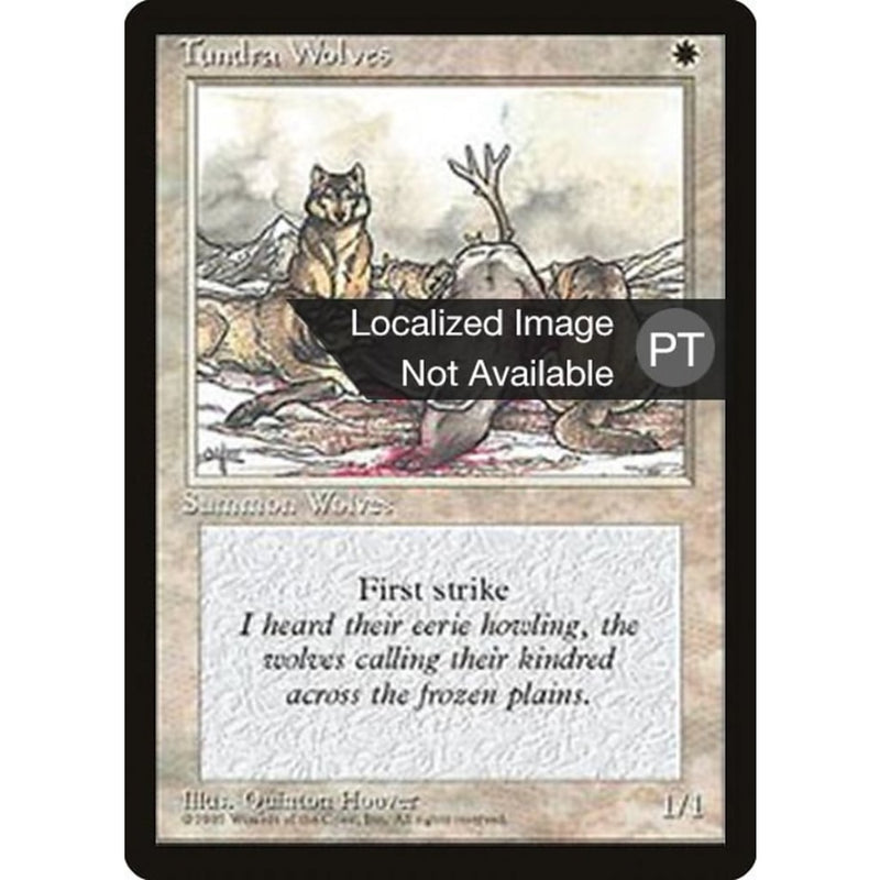 Tundra Wolves [Fourth Edition (Foreign Black Border)] Mtg Single