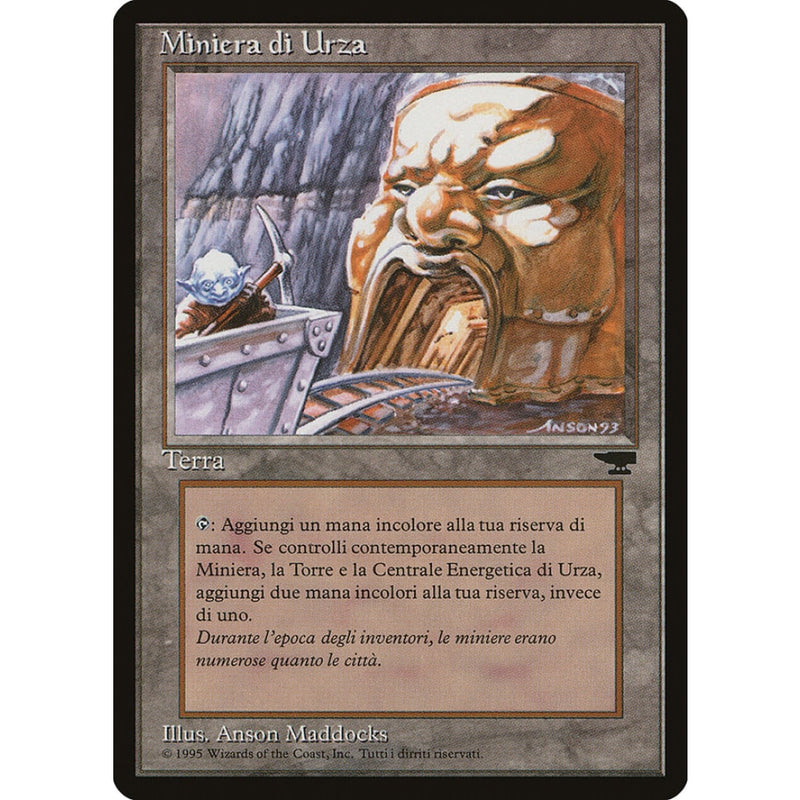 Urzas Mine (Pulley) (Italian) - Miniera Di Urza [Rinascimento] Mtg Single
