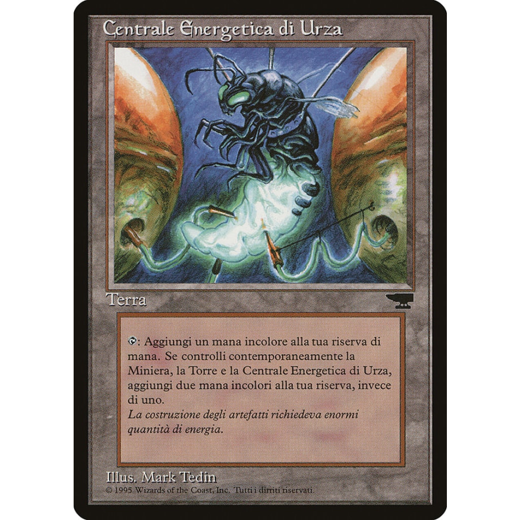 Urzas Power Plant (Bug) (Italian) - Centrale Energetica Di Urza [Rinascimento] Mtg Single