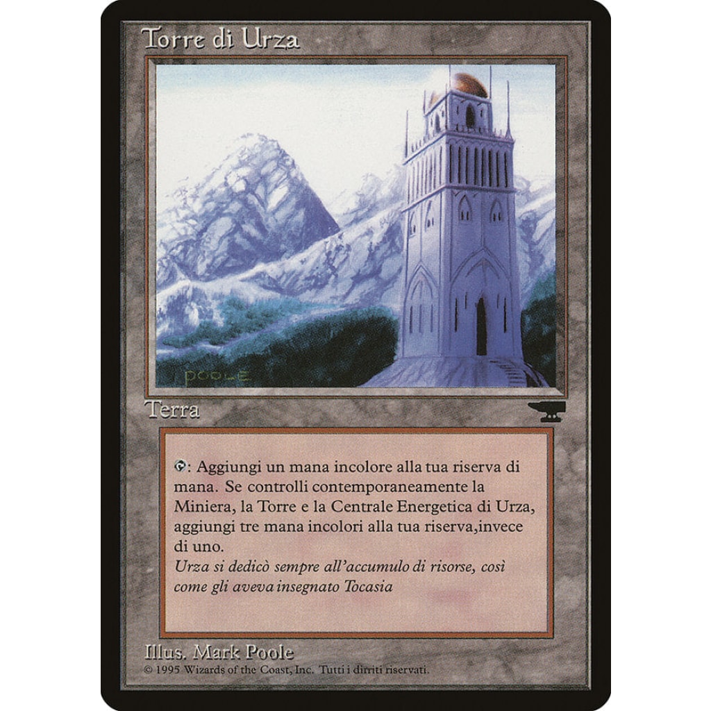 Urzas Tower (Plains) (Italian) - Torre Di Urza [Rinascimento] Mtg Single
