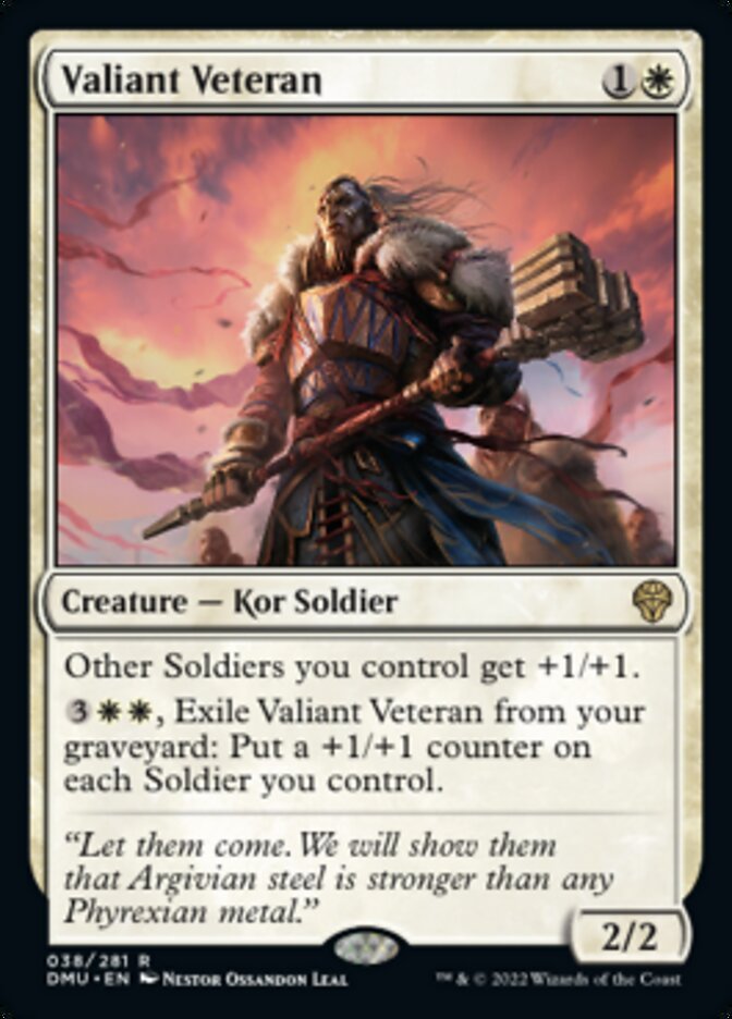 Valiant Veteran [Dominaria United] - Inner Nerd