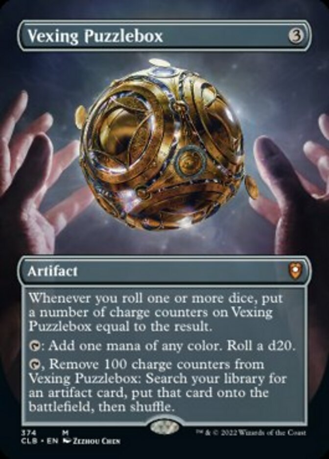 Vexing Puzzlebox (Borderless Alternate Art) [Commander Legends: Battle for Baldur's Gate] - Inner Nerd