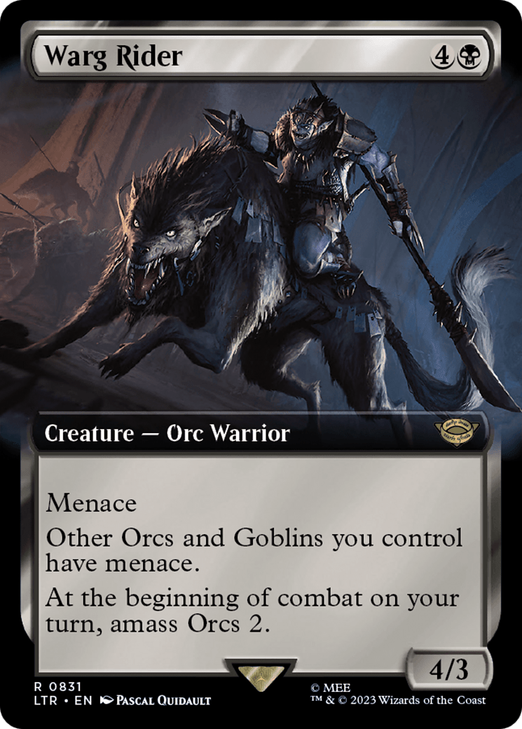 Warg Rider (Extended Art) [The Lord of the Rings: Tales of Middle - Earth] - Inner Nerd