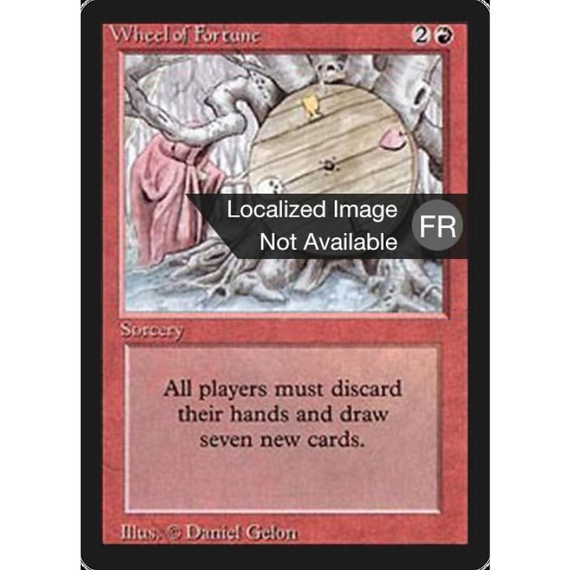 Wheel Of Fortune [Foreign Black Border] Mtg Single