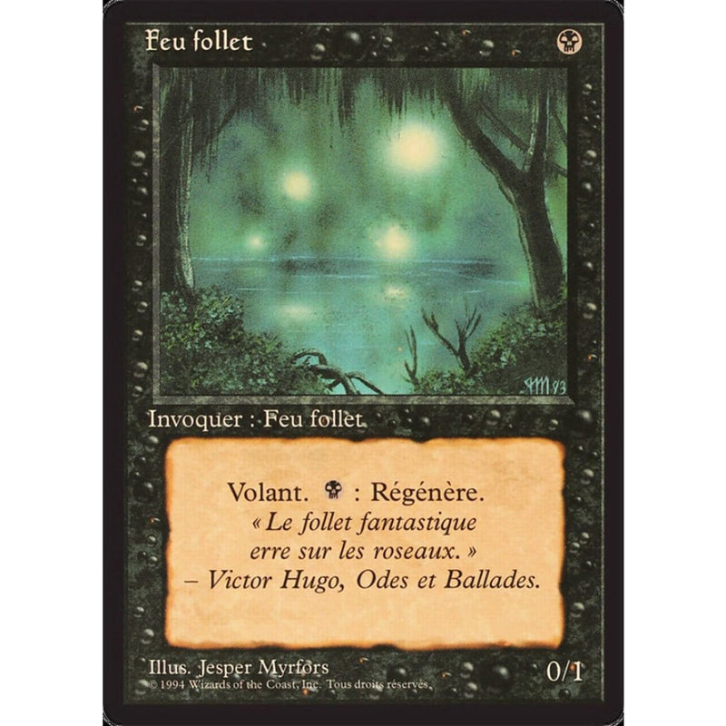 Will-O-The-Wisp [Foreign Black Border] Mtg Single