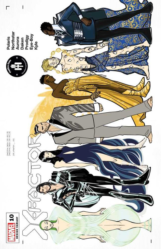 X - Factor #10 Baldeon Character Design Variant Gala - Inner Nerd