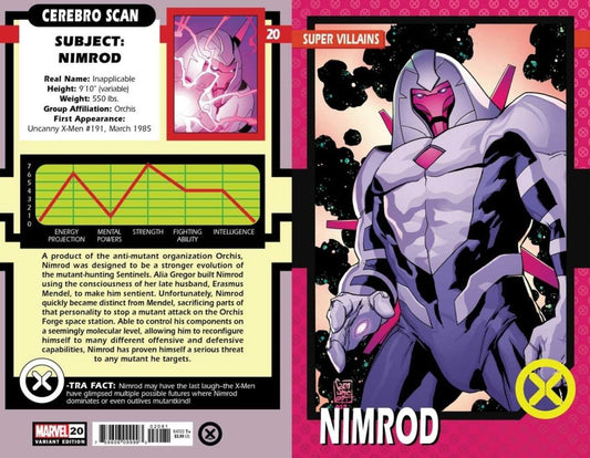 X - Men 20 Camuncoli Trading Card Variant - Inner Nerd