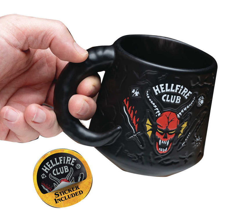 Stranger Things Hellfire Club Demon Embossed Mug
