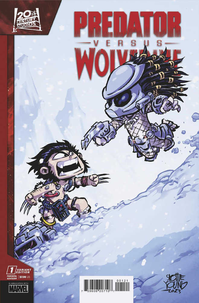 Predator vs. Wolverine 1 Skottie Young Variant