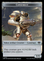 Elemental (0024) // Construct (0041) Double-Sided Token [Commander Masters Tokens]