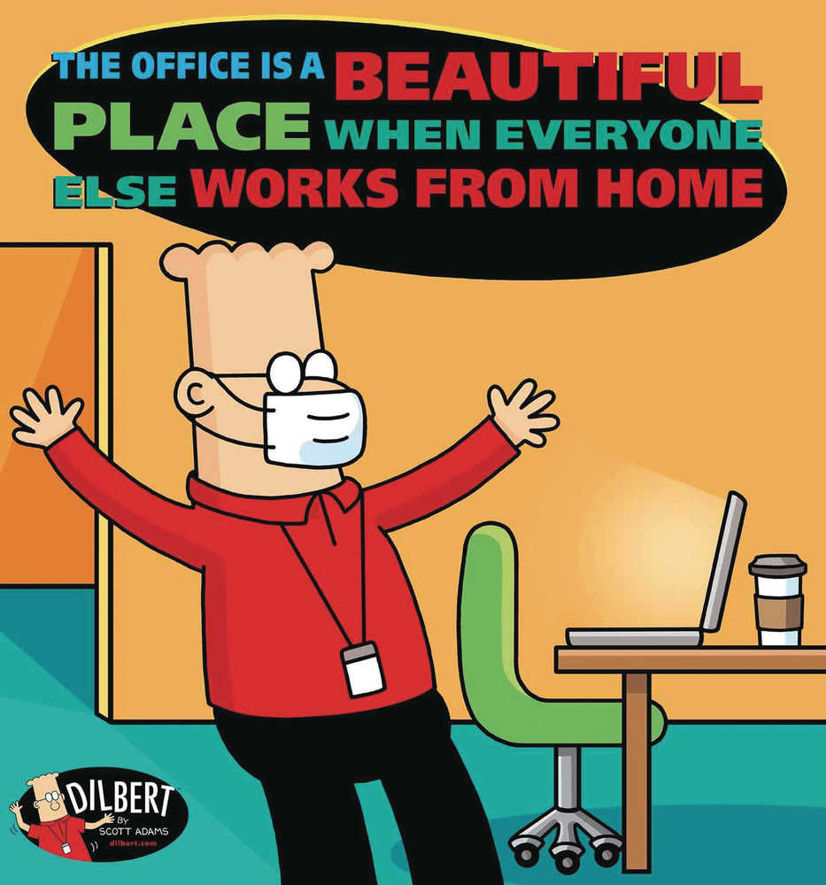 Dilbert TPB Office Is Beautiful Everyone Works From Home - Inner Nerd