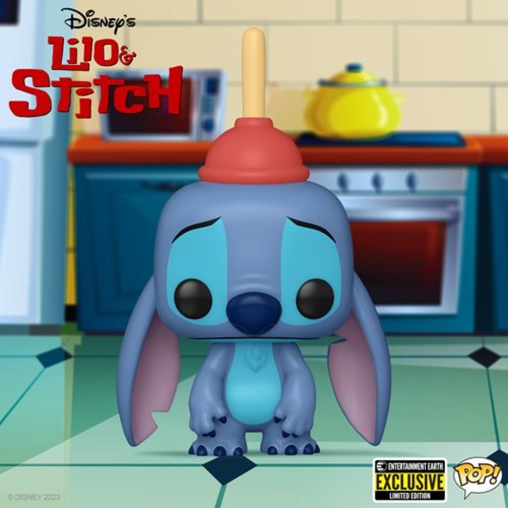 Disney: Lilo and Stitch #1354 - Stitch with Plunger Pop! Vinyl Figure [Entertainment Earth] - Inner Nerd