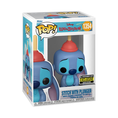 Disney: Lilo and Stitch #1354 - Stitch with Plunger Pop! Vinyl Figure [Entertainment Earth] - Inner Nerd