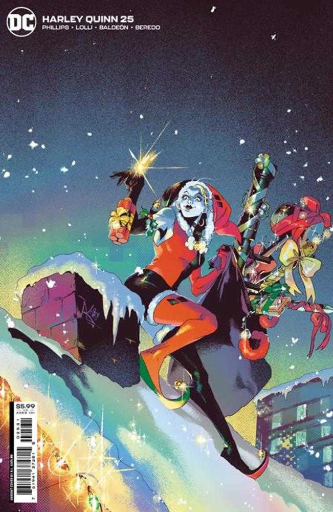 Harley Quinn #25 Cover C Al Kaplan Holiday Card Stock Variant - Inner Nerd