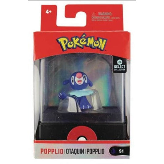 Pokemon: Select Collection 2 Inch Popplio Figure With Case Toys And Figures