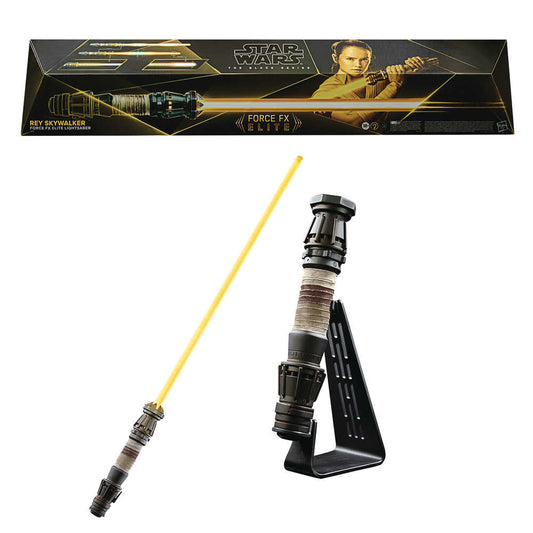 Star Wars Black Force Fx Elite Rey Yellow Lightsaber Case - Inner Nerd